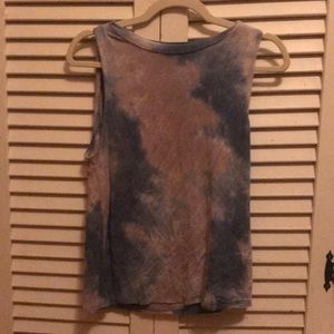 A tie dye tank top